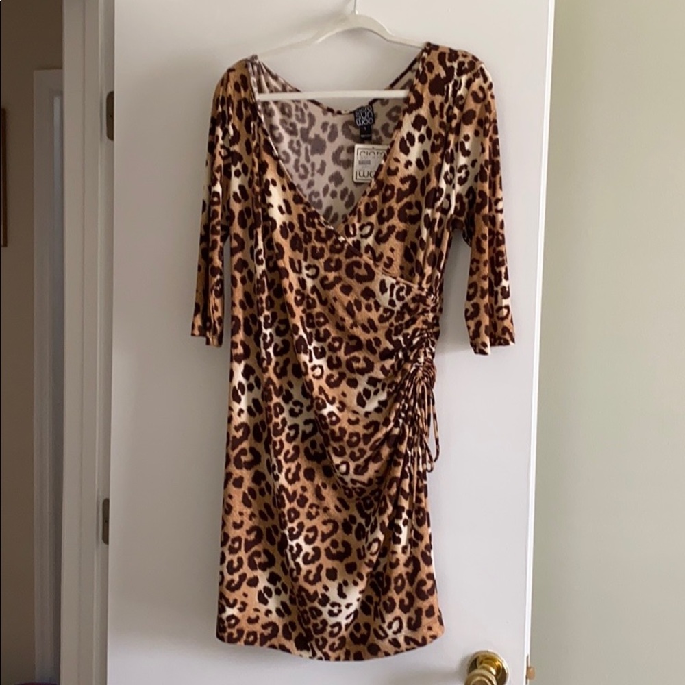 NWT Clara Sun Woo leopard dress